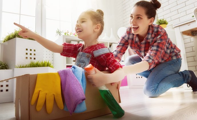how to make spring cleaning fun for kids